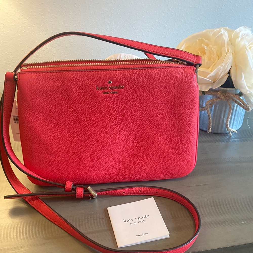 kate spade ♠️ New York Triple Gusset Crossbody in Spotlight